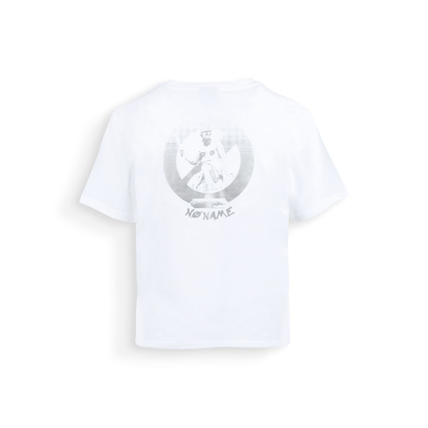 CARTER T SHIRT W - COTTON - BLANC/ARGENT